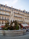 The main square, Place de la Comèdie, in Montpellier, France. 